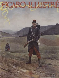 Sentinelle Double. Omslag van Le Figaro Illustre, april 1894
